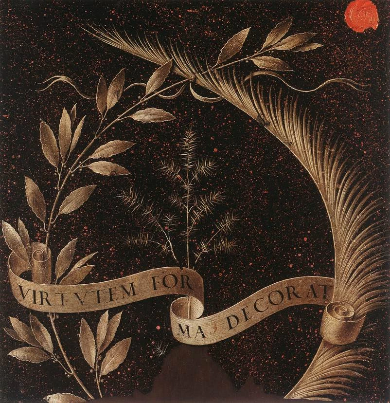 145-Rovescio dal ritratto di Ginevra de' Benci